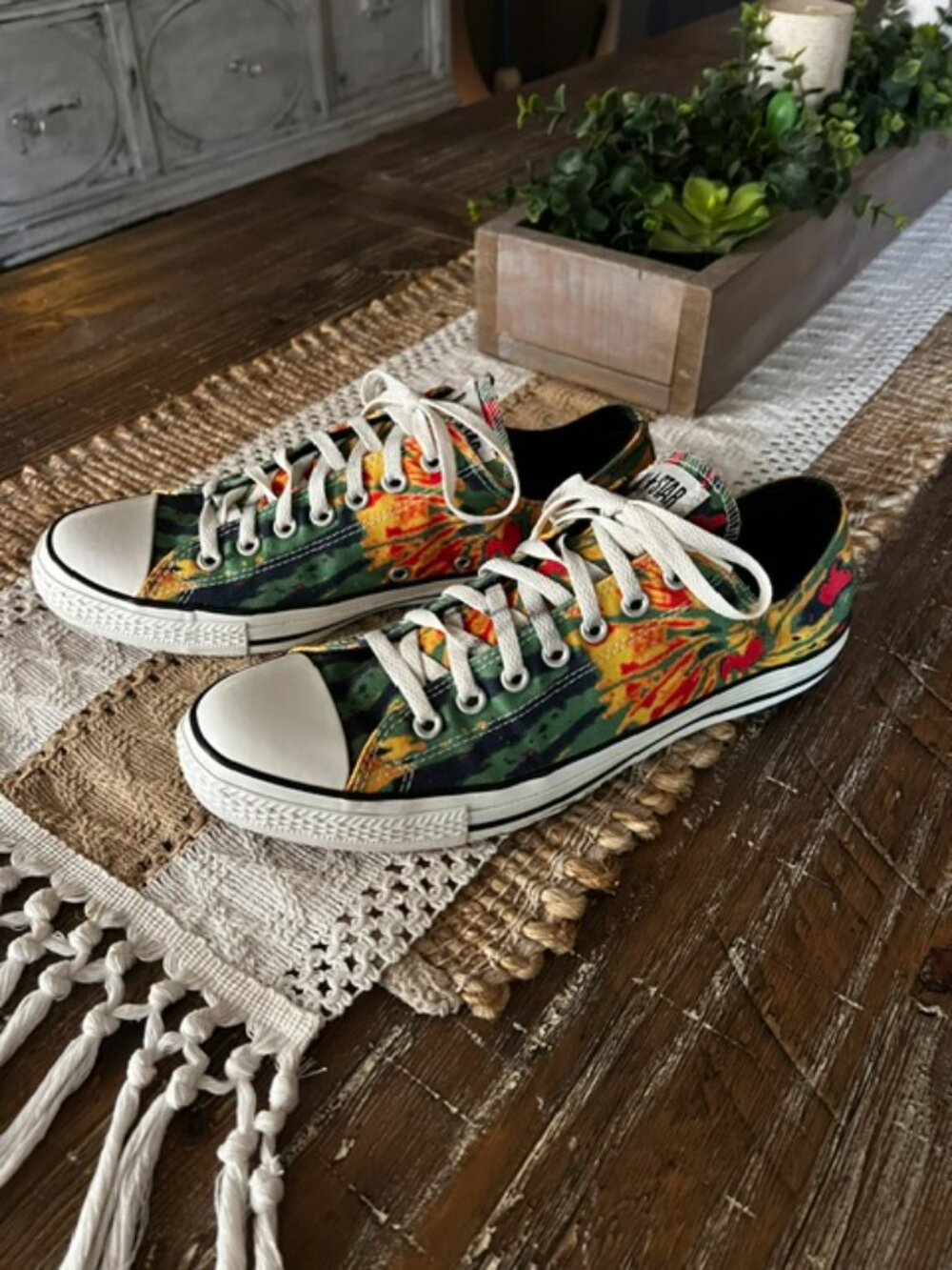 Men's 11 Tie Dye Converse Sneakers ~ 2007 retired edition!